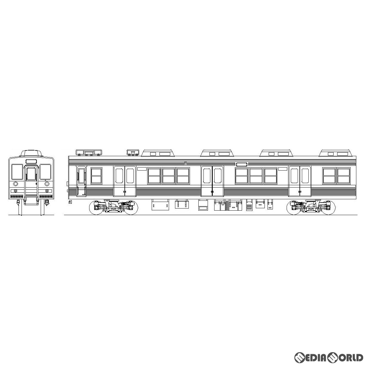 【新品即納】[RWM]京成3500形原形タイプ 基本4両キット(動力無し) HOゲージ 鉄道模型 Masterpiece(マスターピース)(20221231)