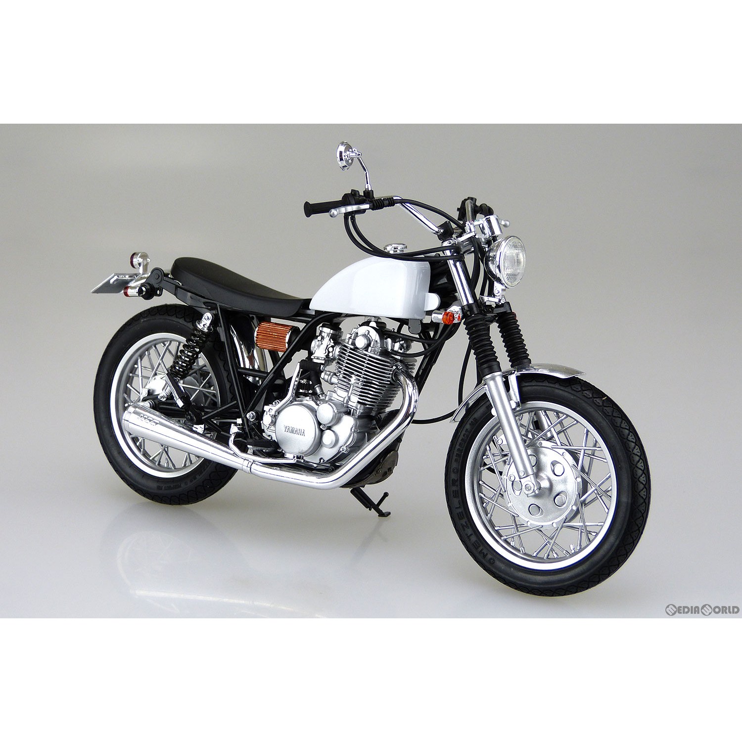 【新品】【お取り寄せ】 PTM ザ バイク No.56 1/12 ヤマハ1JR SR400S リミテッドエディション 039 95 カスタムパーツ付き プラモデル(065662) アオシマ(20230216)