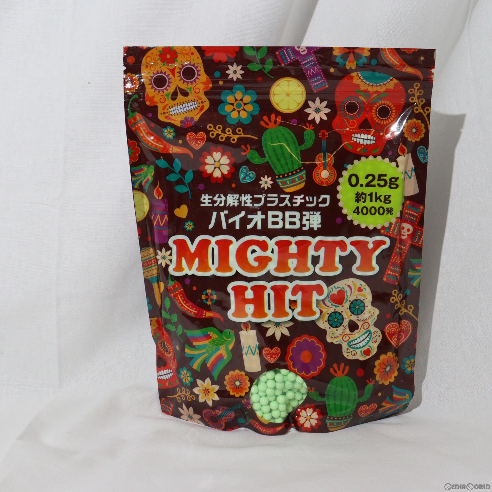 sabsta(サバスタ) MIGHTY HIT(マイティヒット) バイオBB弾 0.25g ライトグリーン(4000発入)(20230414)