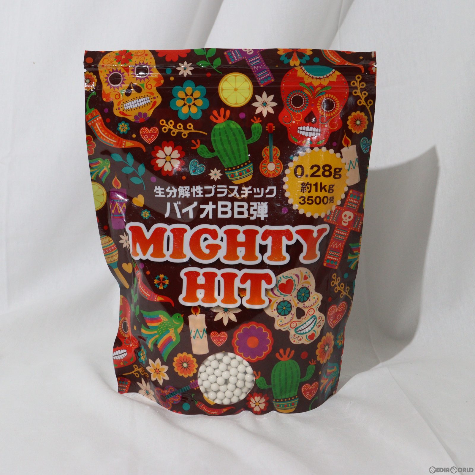 【新品即納】[MIL]sabsta サバスタ MIGHTY HIT マイティヒット バイオBB弾 0.28g ホワイト 3500発入 20230414 