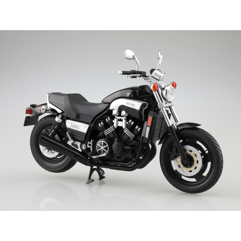 1/12 完成品バイク Yamaha Vmax ブラック2 完成品 ミニカー(111857) スカイネット(アオシマ)(2024年8月)