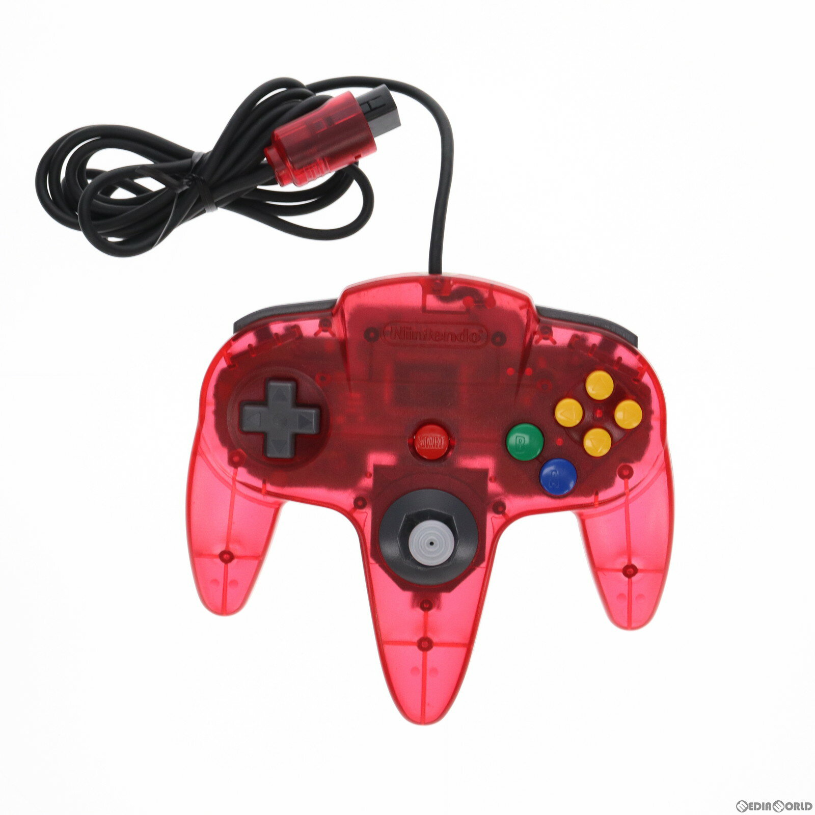 【中古】[ACC][N64]コントローラーブロス クリアレッド(N64用) 任天堂(NUS-005)(20000118)