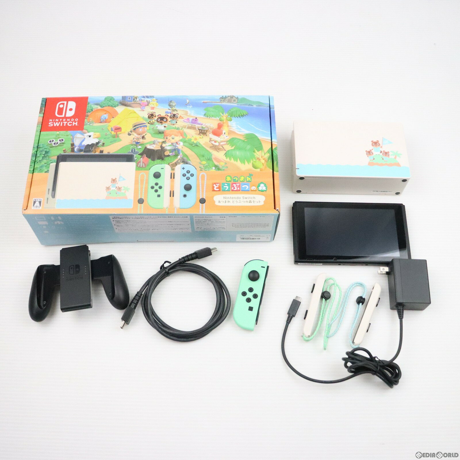 【中古】 本体 Switch (ソフト無し)Nintendo Switch(ニンテンドースイッチ) あつまれ どうぶつの森セット(HAD-S-KEAGC)(20200320)