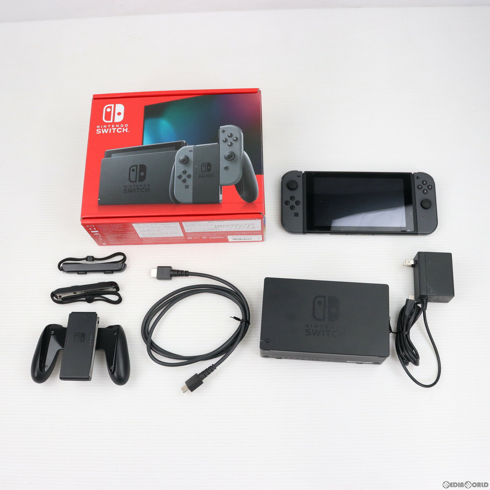 【中古】[本体][Switch]Nintendo Switch(ニンテンドースイッチ) Joy-Con(L)/(R) グレー(HAD-S-KAAAH)(20230412)