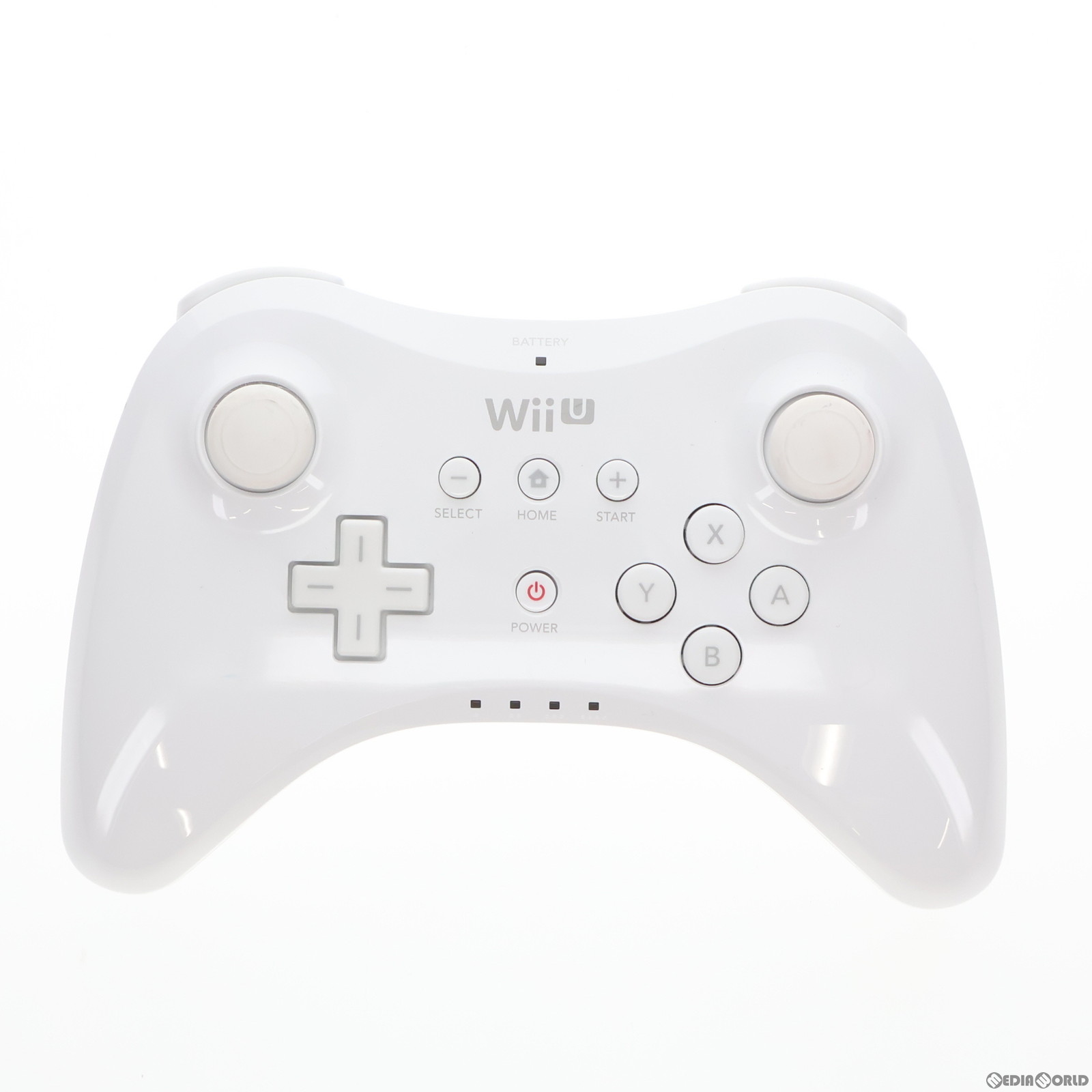 【中古】[ACC][WiiU](USB充電ケーブル無し)Wii U PROコントローラー Shiro 白 シロ 任天堂(WUP-A-RSWA)(20121208)