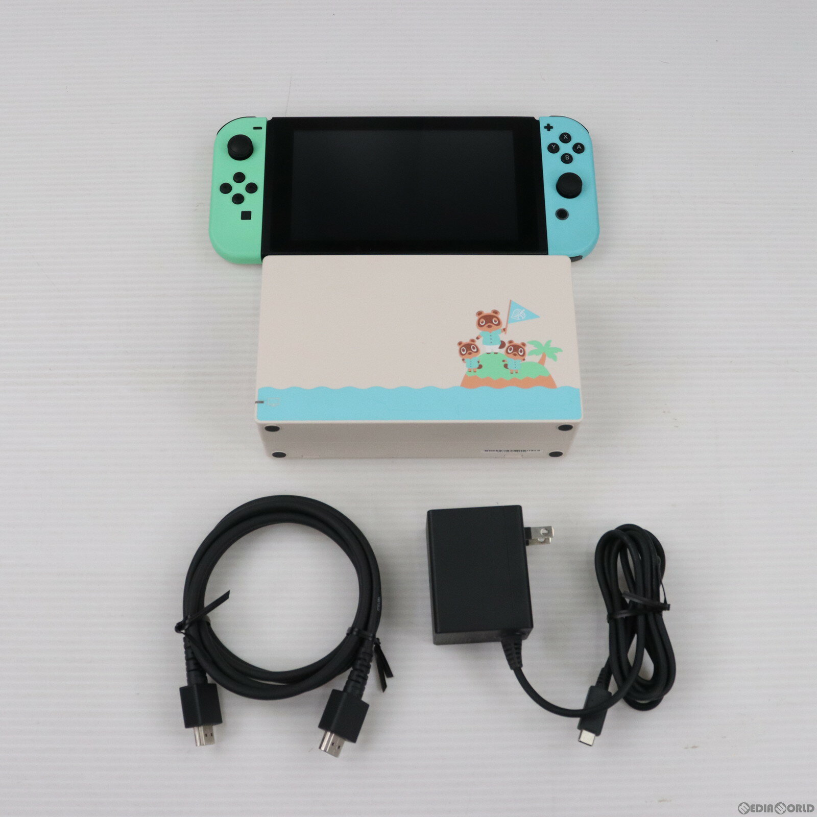 【中古】 本体 Switch (ソフト無し)Nintendo Switch(ニンテンドースイッチ) あつまれ どうぶつの森セット(HAD-S-KEAGC)(20200320)