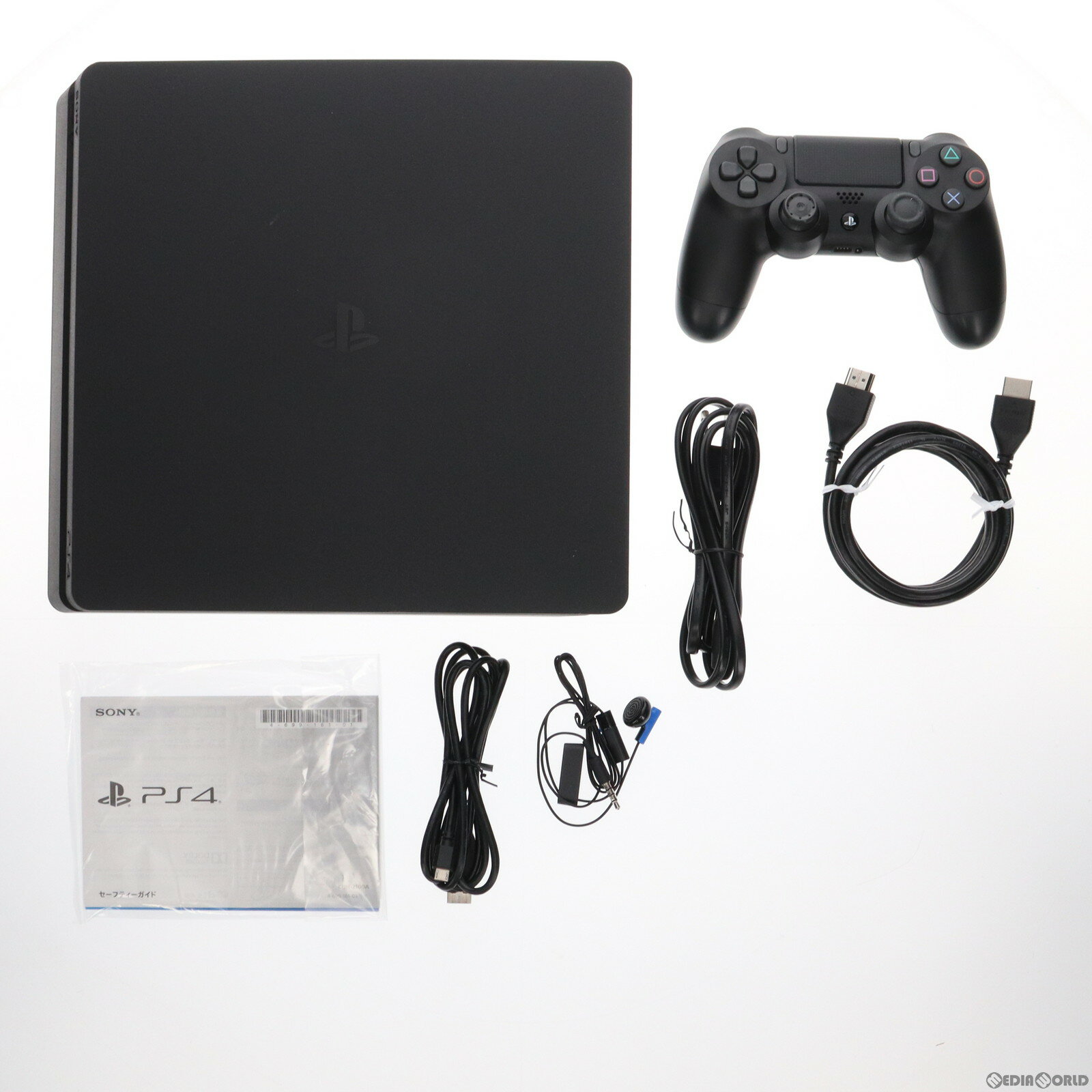 【中古】[PS4](本体)プレイステーション4 PlayStation4 ジェット・ブラック HDD500GB(CUH-2100AB01)(20170724)