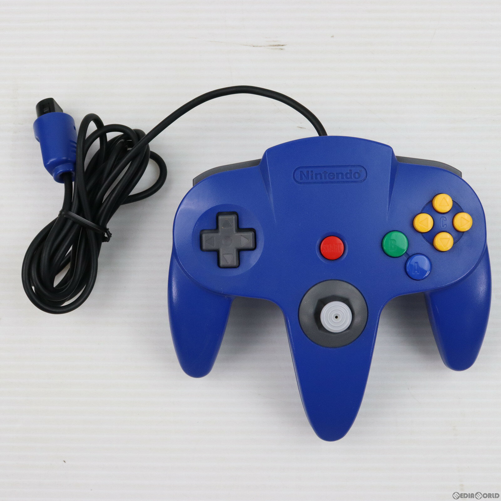 【中古】[ACC][N64]NINTENDO64(ニンテンドウ64) コントローラ ブロス(ブルー) 任天堂(NUS-005-CB)(19960623)