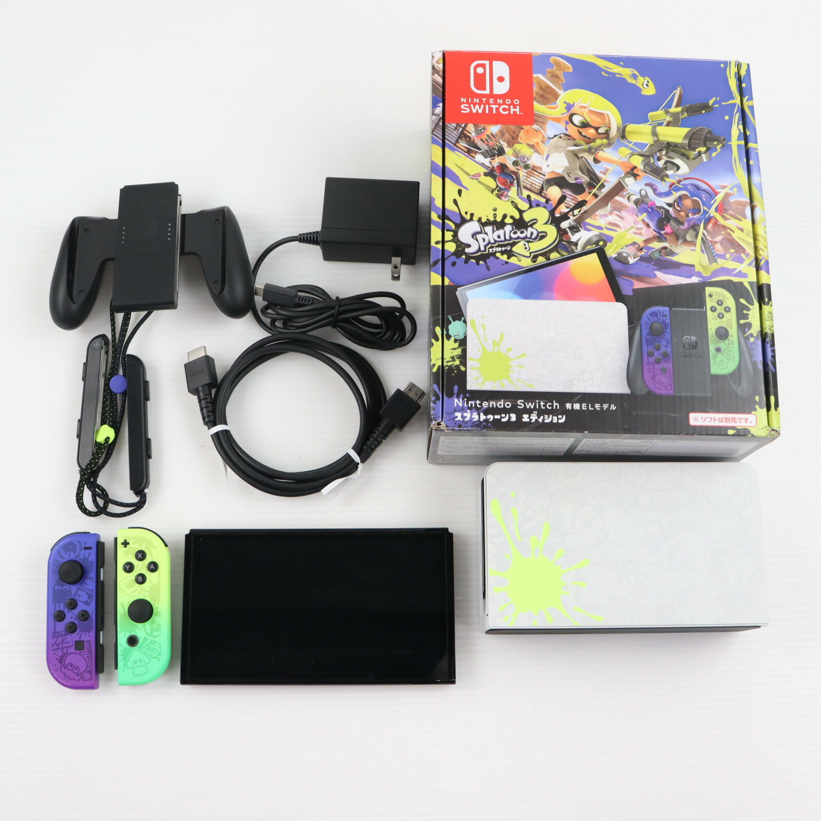 【中古】[Switch] (本体) Nintendo Switch(ニンテンドースイッチ) 有機ELモデル スプラトゥーン3エディション 任天堂(HEG-S-KCAAA)(20220826)