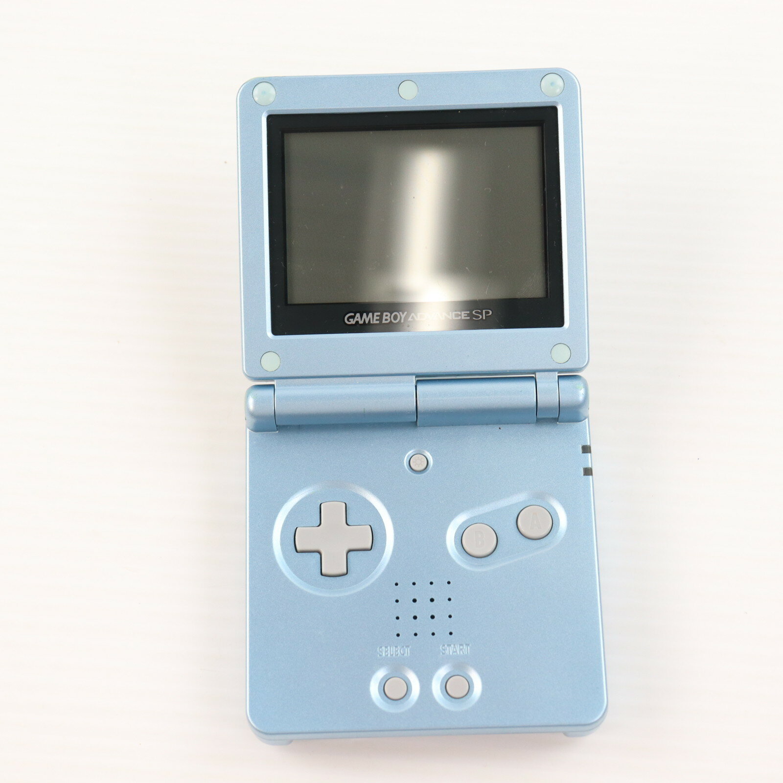 【中古】[GBA] (本体) GAMEBOY ADVANCE SP(ゲームボーイアドバンスSP) パールブルー 任天堂(AGS-S-PBA)(20030905)