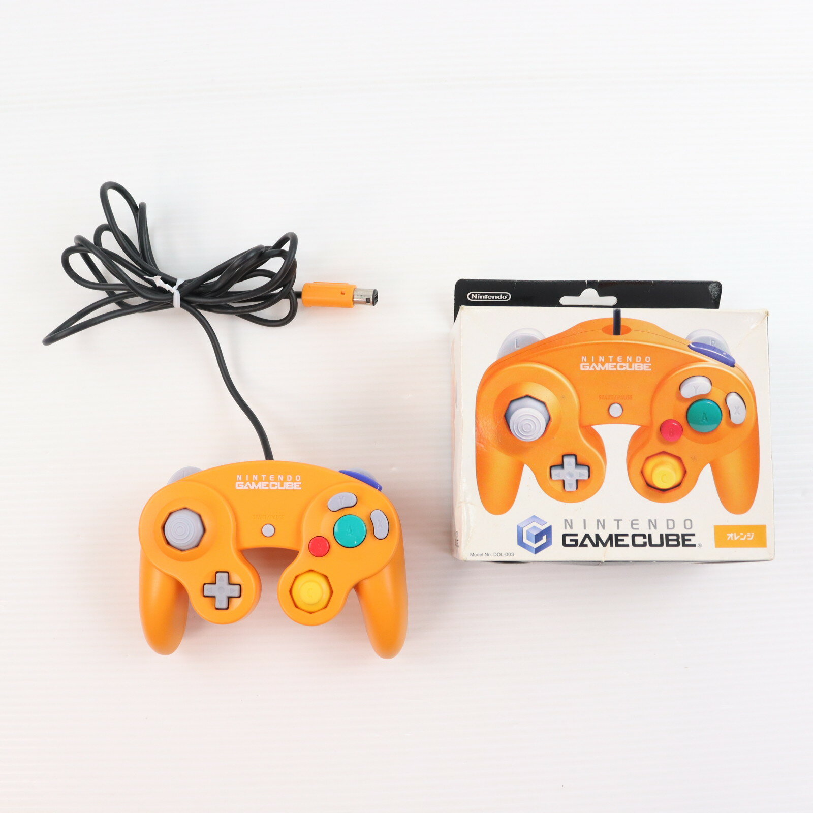 【中古】[ACC][GC] ニンテンドー ゲームキューブ コントローラ オレンジ 任天堂(DOL-A-CO)(20011121)