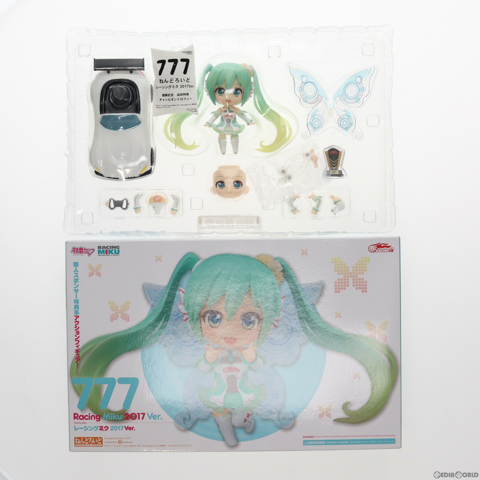 【中古】[FIG]ねんどろいど 777 レーシングミク 2017 Ver. 初音ミクGTプロジェクト GSR個人スポンサー特典 完成品 可動フィギュア グッドスマイルレーシング(20171110)