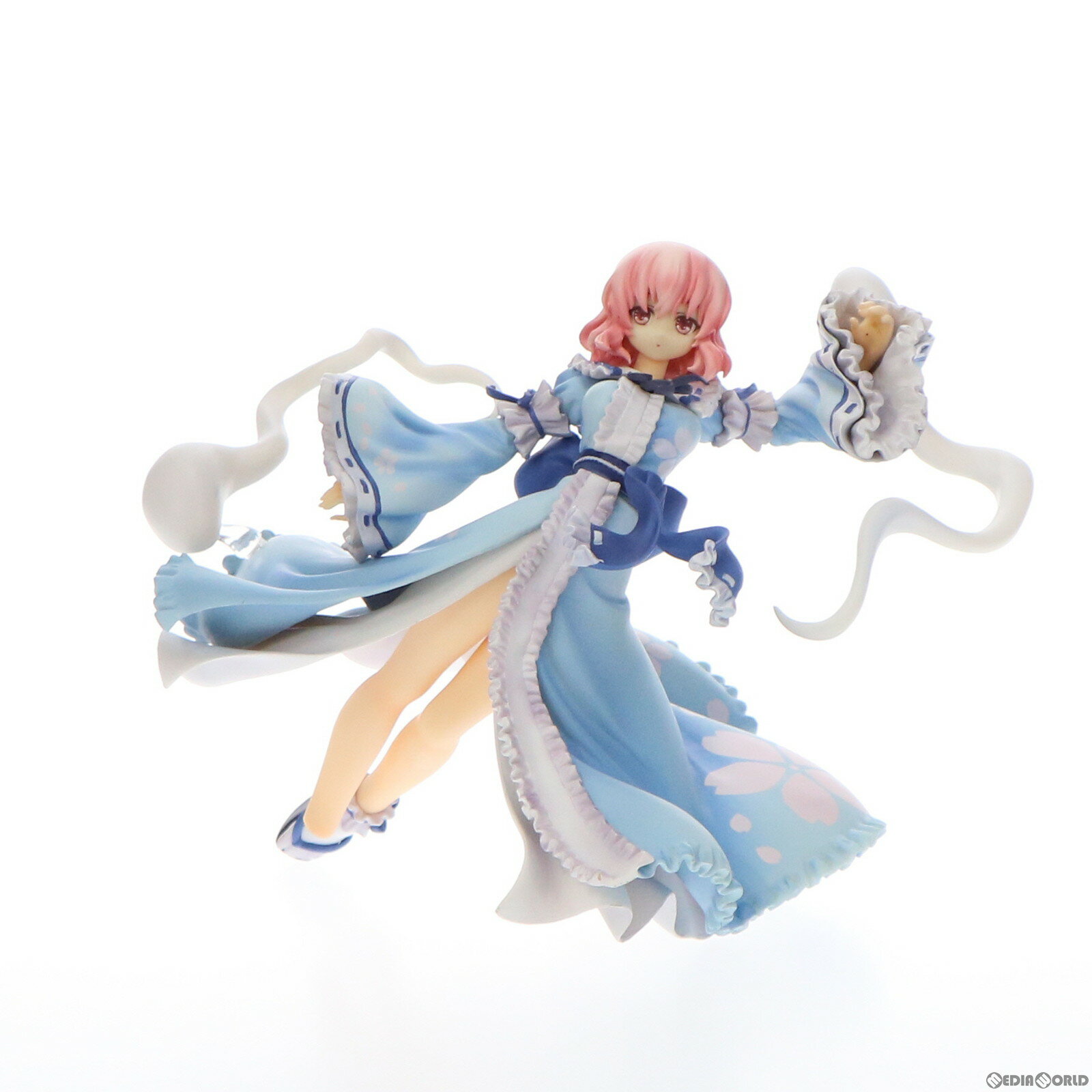 【中古】 FIG 幽冥楼閣の亡霊少女 西行寺幽々子(さいぎょうじゆゆこ) 東方Project 1/8 完成品 フィギュア キューズQ(20130131)