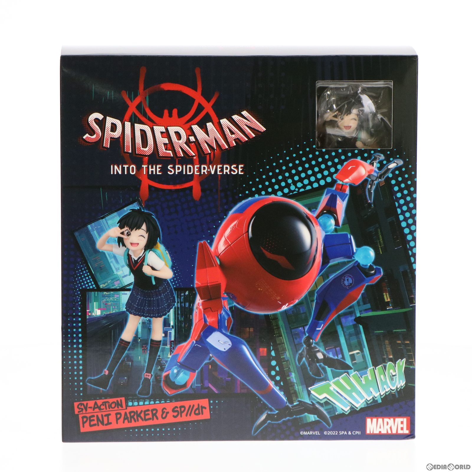 【中古】[FIG]SVアクション ペニー・パーカー & SP//dr スパイダーマン:スパイダーバース 完成品 可動フィギュア 千値練(せんちねる)(20220619)