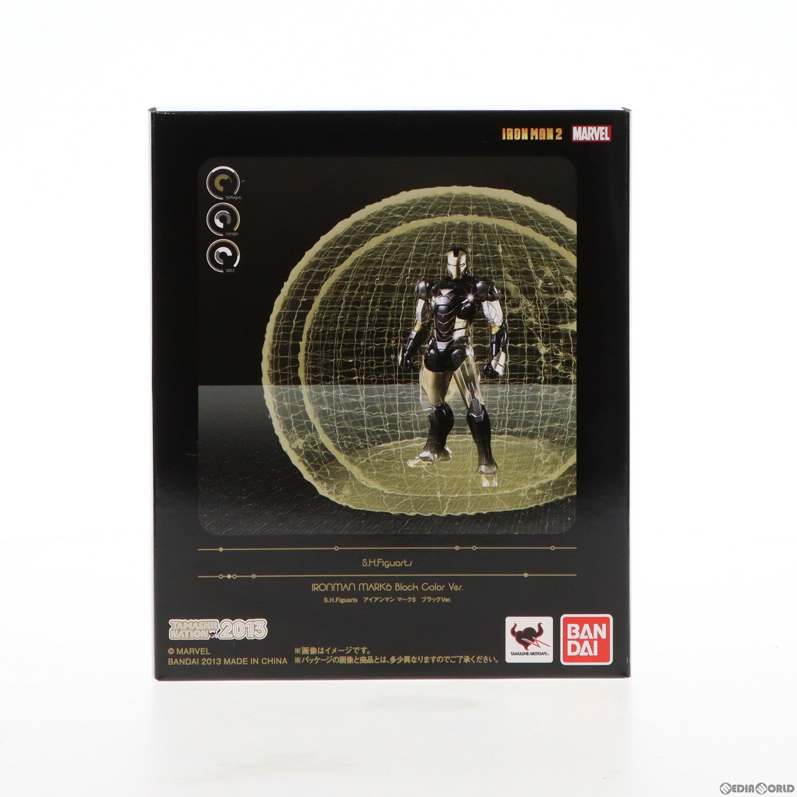 【中古】 FIG S.H.Figuarts(フィギュアーツ) アイアンマン マーク6 ブラックVer. アイアンマン2 完成品 可動フィギュア 魂ネイション2013 魂ウェブ商店限定 バンダイ(20131101)