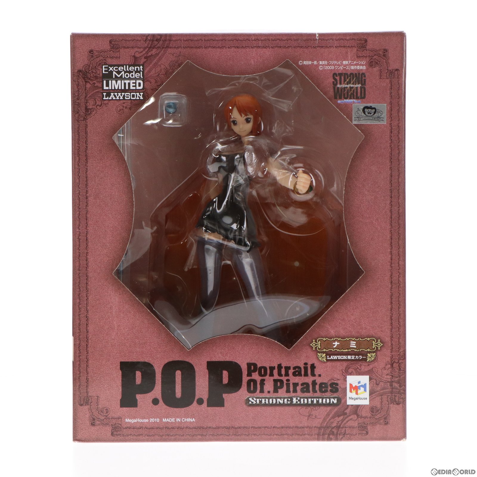 【中古】 FIG Portrait.Of.Pirates P.O.P STRONG EDITION ナミ ローソン限定カラー ONE PIECE(ワンピース) 1/8 完成品 フィギュア メガハウス(20101103)