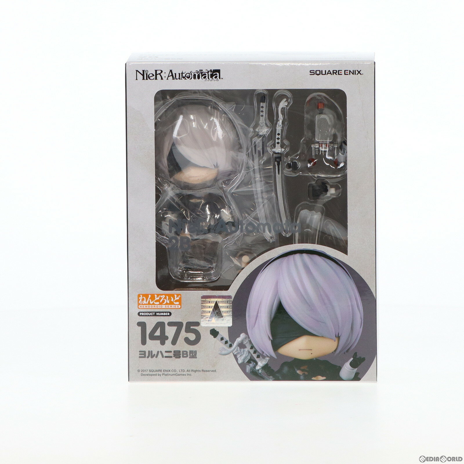 【中古】[FIG](再販)ねんどろいど 1475 2B(ヨルハ二号B型) NieR:Automata(ニーア オートマタ) 完成品 可動フィギュア スクウェア・エニックス(20221223)