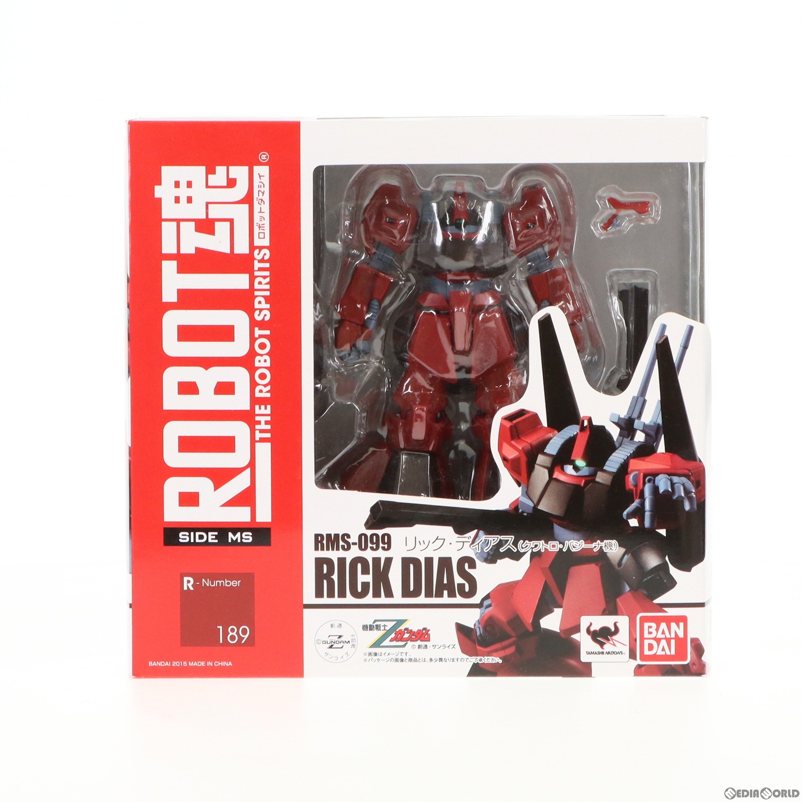 【中古】[FIG]ROBOT魂(SIDE MS) リック・ディアス(クワトロ・バジーナ機) 機動戦士Zガンダム フィギュア バンダイ(20151226)