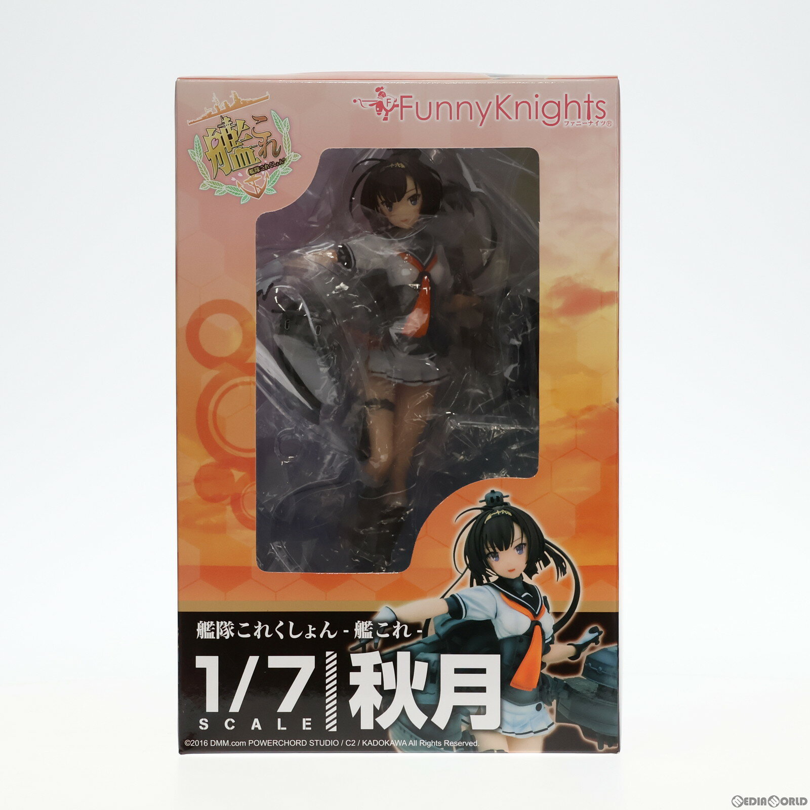 【中古】[FIG]秋月(あきづき) 艦隊これくしょん -艦これ- 1/7 完成品 フィギュア ファニーナイツ(アオシマ)(20160115)