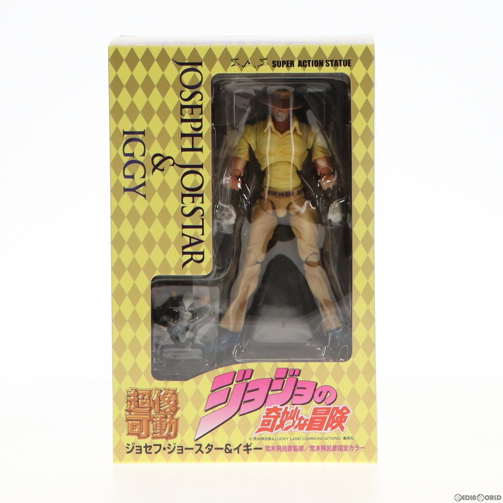 【中古】 FIG (再販)超像可動 17.ジョセフ ジョースター イギー (荒木飛呂彦指定カラー) ジョジョの奇妙な冒険 第三部 スターダストクルセイダース 完成品 可動フィギュア メディコス エンタテインメント (20150228)