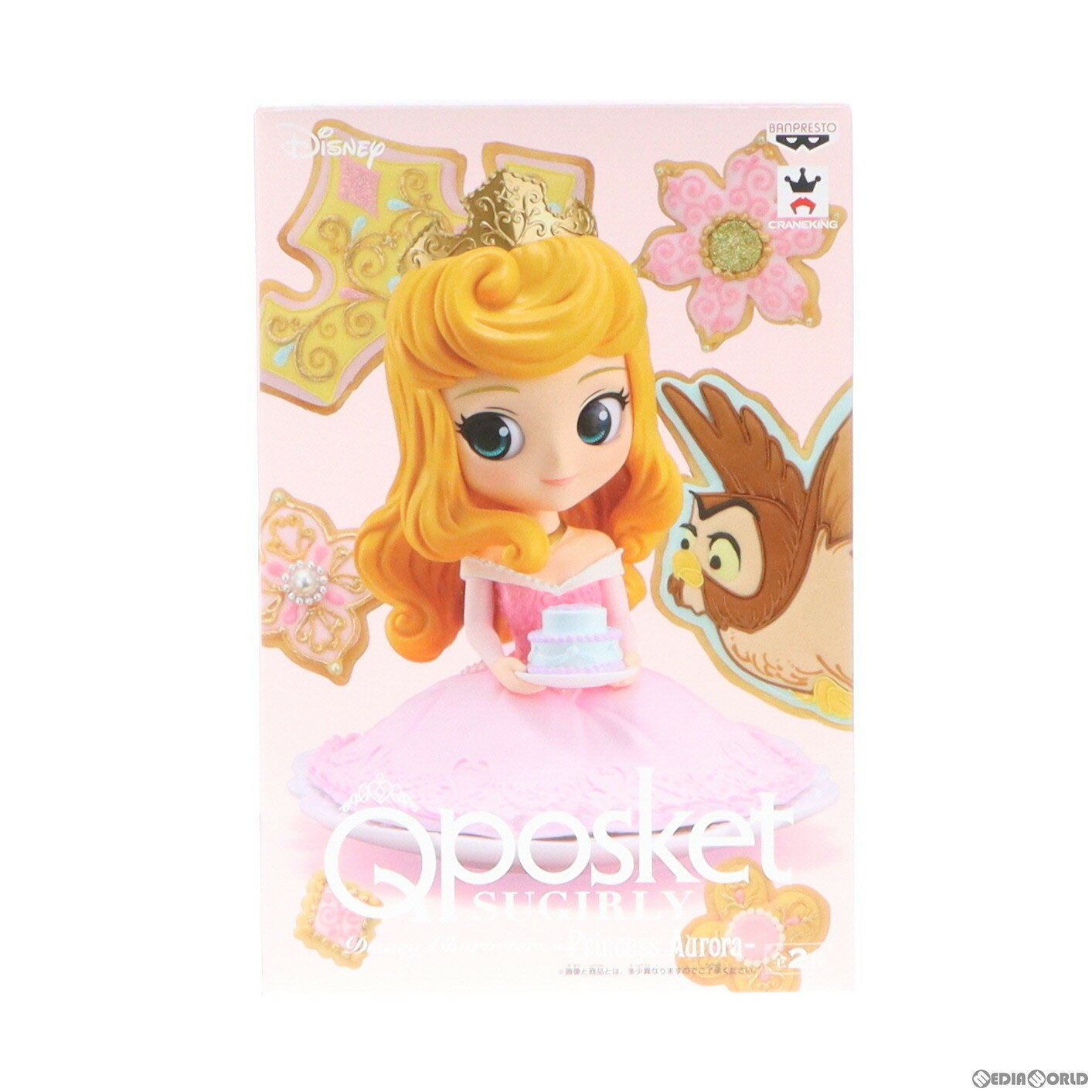 【中古】 FIG オーロラ姫(B パステルカラーver) 眠れる森の美女 Q posket Disney Characters -Princess Aurora- フィギュア プライズ(39353) バンプレスト(20190531)