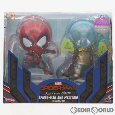 【中古】 FIG コスベイビー サイズS スパイダーマン(ウェブ シューティング版) ミステリオ 2体セット スパイダーマン:ファー フロム ホーム 完成品 フィギュア(COSB633) ホットトイズ(20190831)