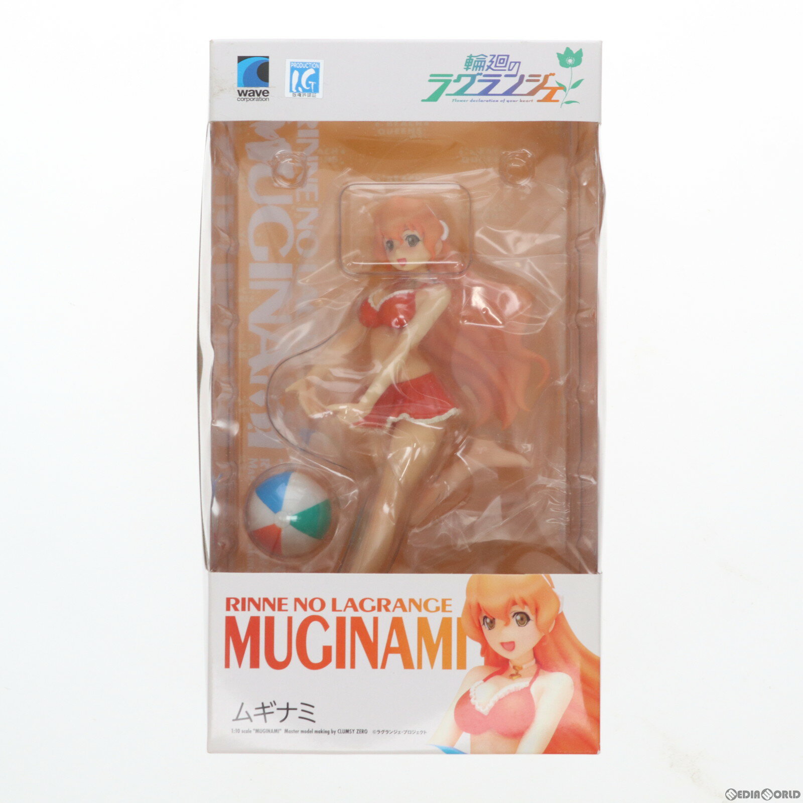 【中古】 FIG BEACH QUEENS(ビーチクイーンズ) ムギナミ 輪廻のラグランジェ 1/10 完成品 フィギュア(NF-213) ウェーブ(WAVE)(20121218)