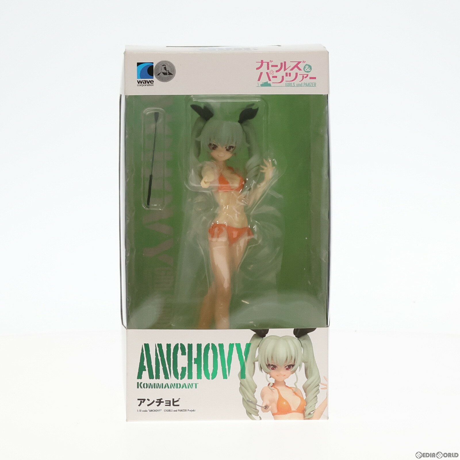 【中古】[FIG]BEACH QUEENS(ビーチクイーンズ) アンチョビ ガールズ&パンツァー 1/10 完成品 フィギュア(NF-417) ウェーブ(WAVE)(20141220)