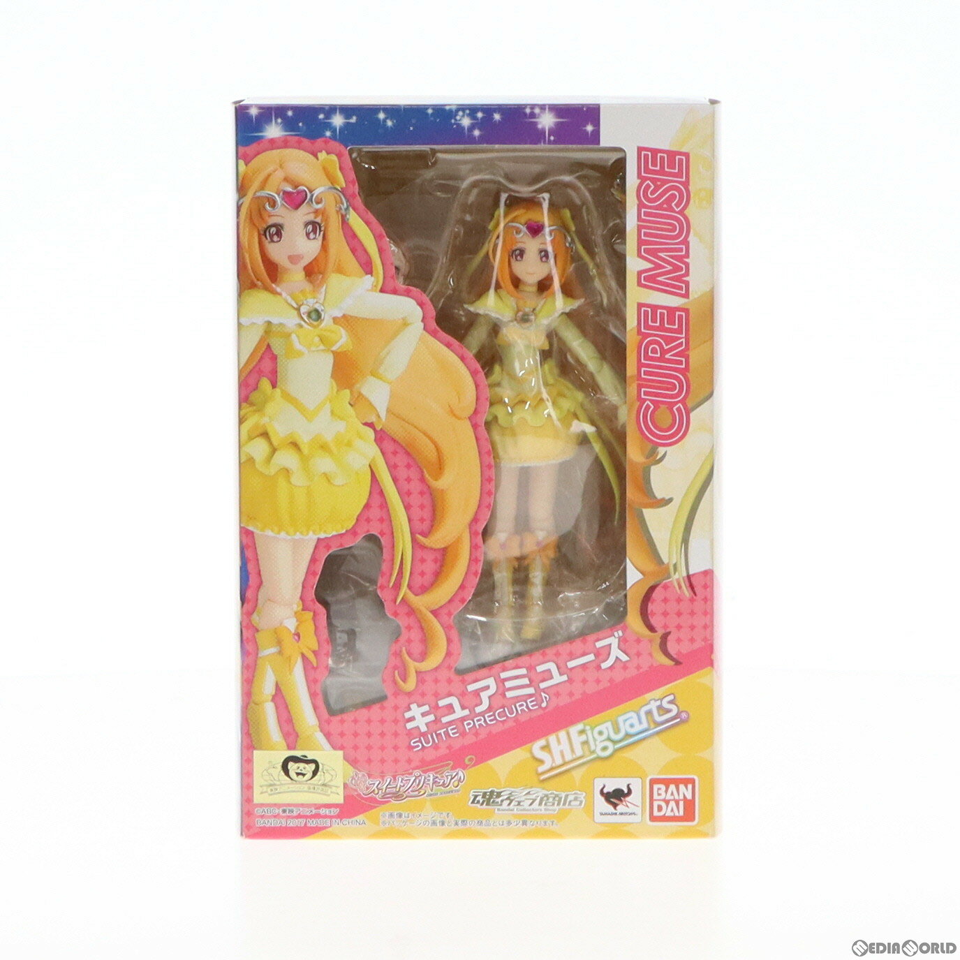 【中古】 FIG 魂ウェブ商店限定 S.H.Figuarts(フィギュアーツ) キュアミューズ スイートプリキュア♪ 完成品 可動フィギュア バンダイ(20170324)