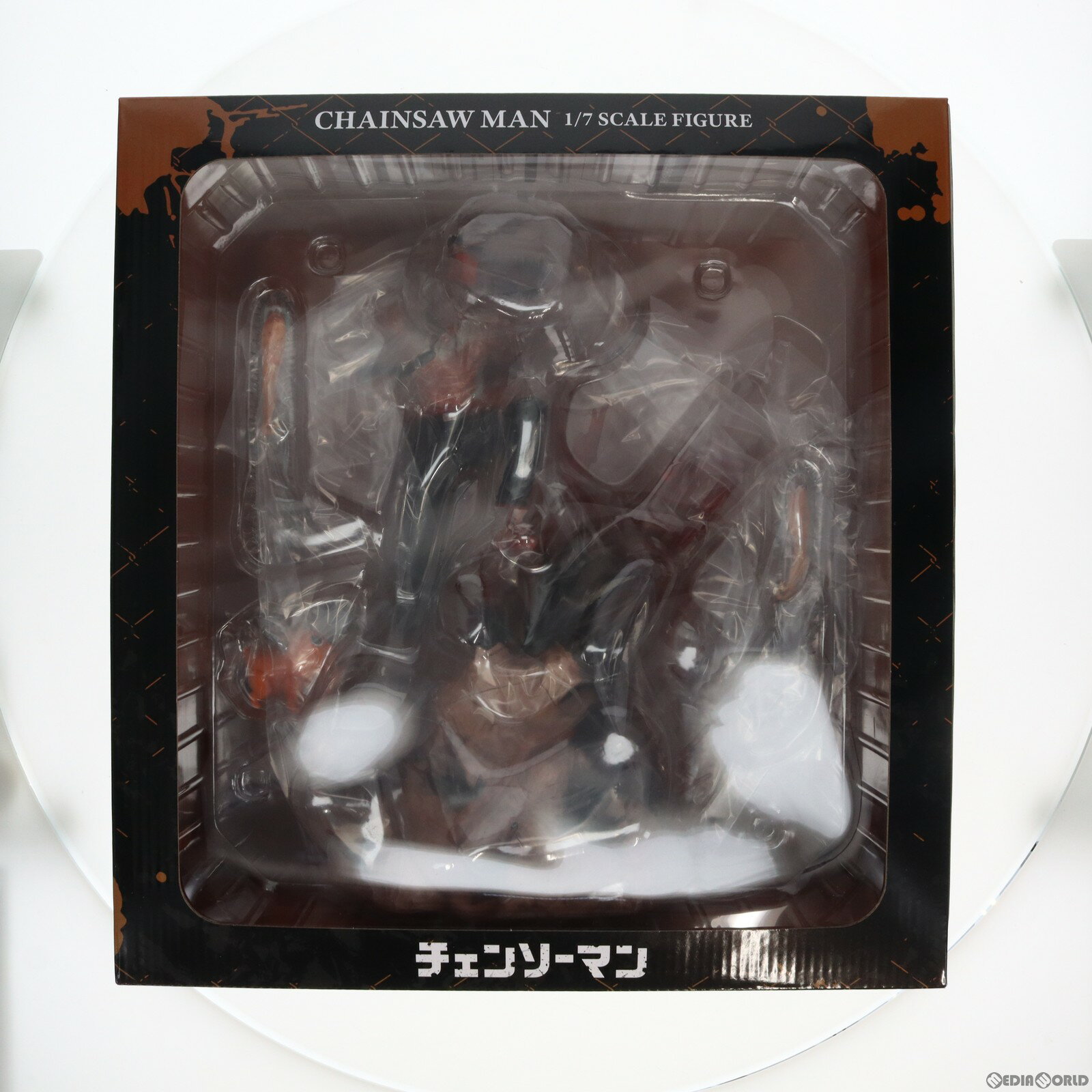 【中古】 FIG eStream Store限定特典付属 SHIBUYA SCRAMBLE FIGURE チェンソーマン 1/7 完成品 フィギュア eStream/アルファサテライト(20230731)