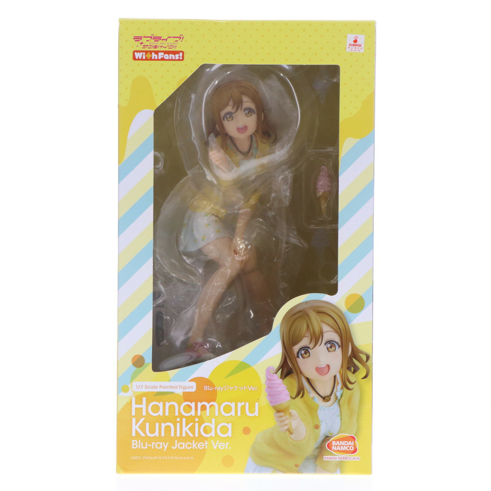 【中古】 FIG 国木田花丸(くにきだはなまる) Blu-rayジャケットVer. ラブライブ サンシャイン 1/7 完成品 フィギュア 一部オンラインショップ限定 With Fans (ウィズファンズ)(20190620)