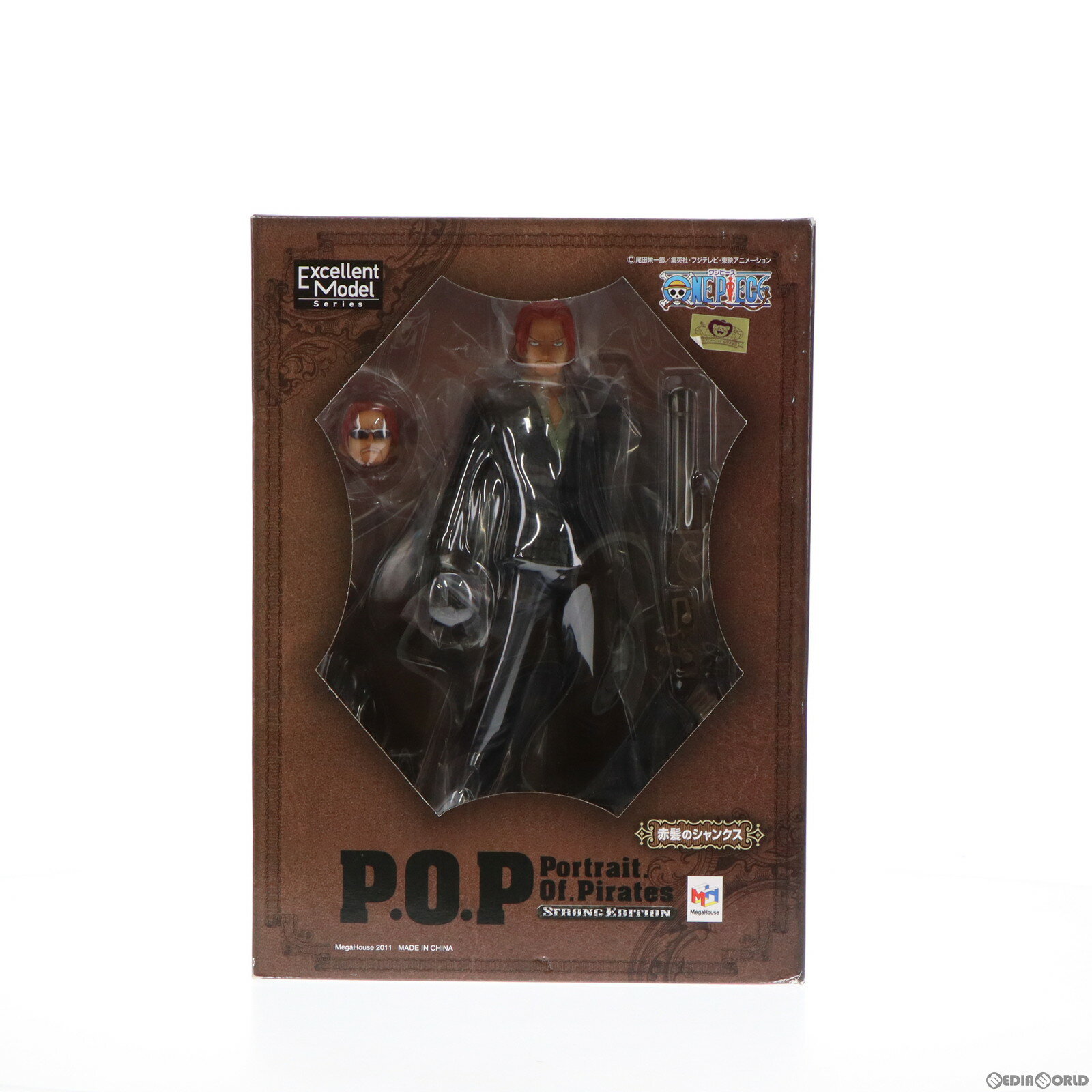 【中古】[FIG]Portrait.Of.Pirates P.O.P STRONG EDITION 赤髪のシャンクス ONE PIECE(ワンピース) 1/8 完成品 フィギュア メガハウス(20110531)