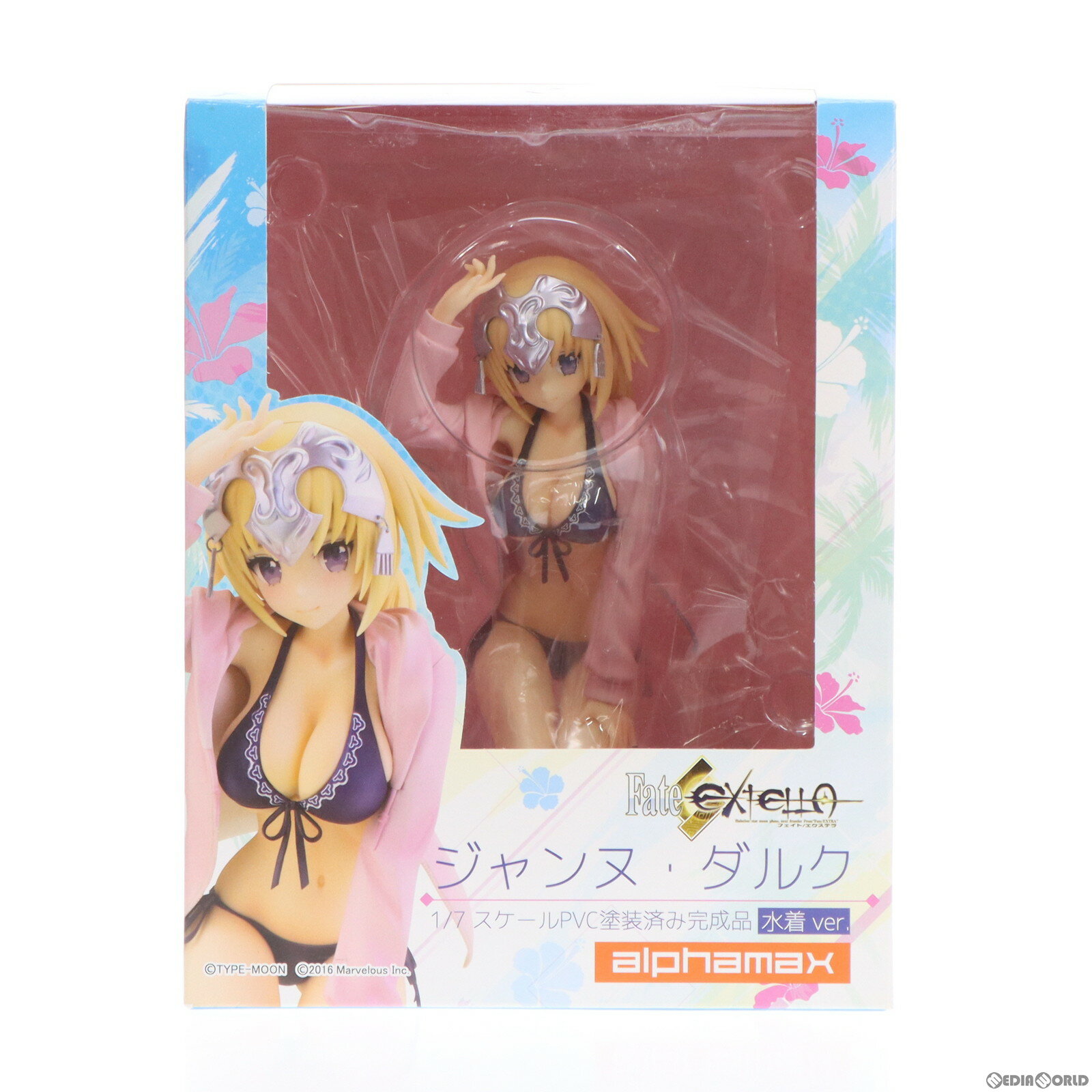 【中古】[FIG]ジャンヌ・ダルク 水着Ver. Fate/EXTELLA(フェイト/エクステラ) 1/7 完成品 フィギュア(AX-0165) アルファマックス(20180831)