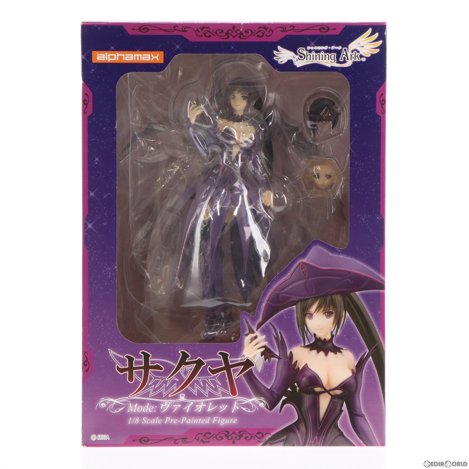 【中古】[FIG]サクヤ -Mode:ヴァイオレット- シャイニング・アーク 1/8 完成品 フィギュア(AX-0096) アルファマックス(20140822)