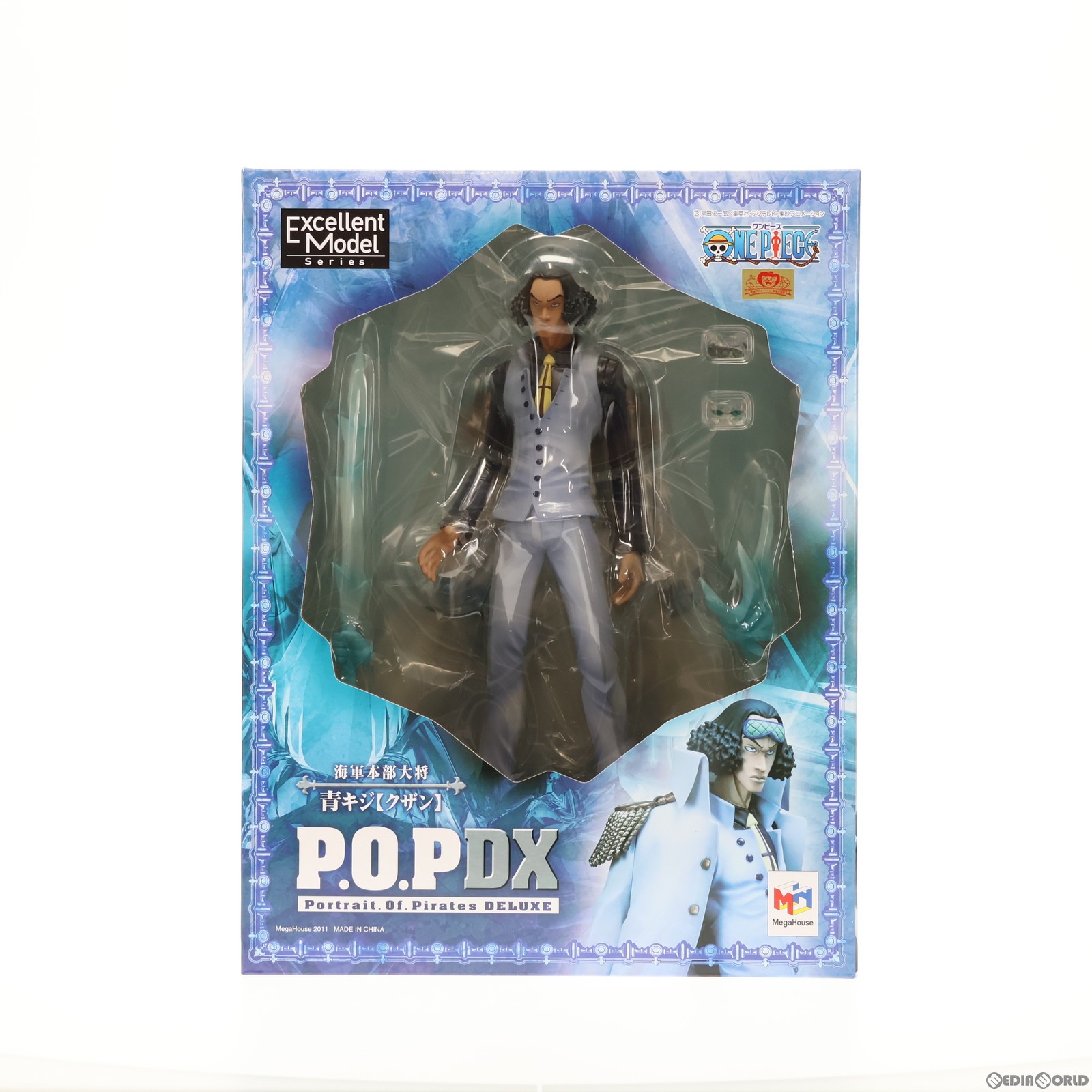 【中古】 FIG エクセレントモデル Portrait.Of.Pirates P.O.P NEO-DX 海軍本部大将 青キジ【クザン】 ONE PIECE(ワンピース) 完成品 フィギュア メガハウス(20110831)