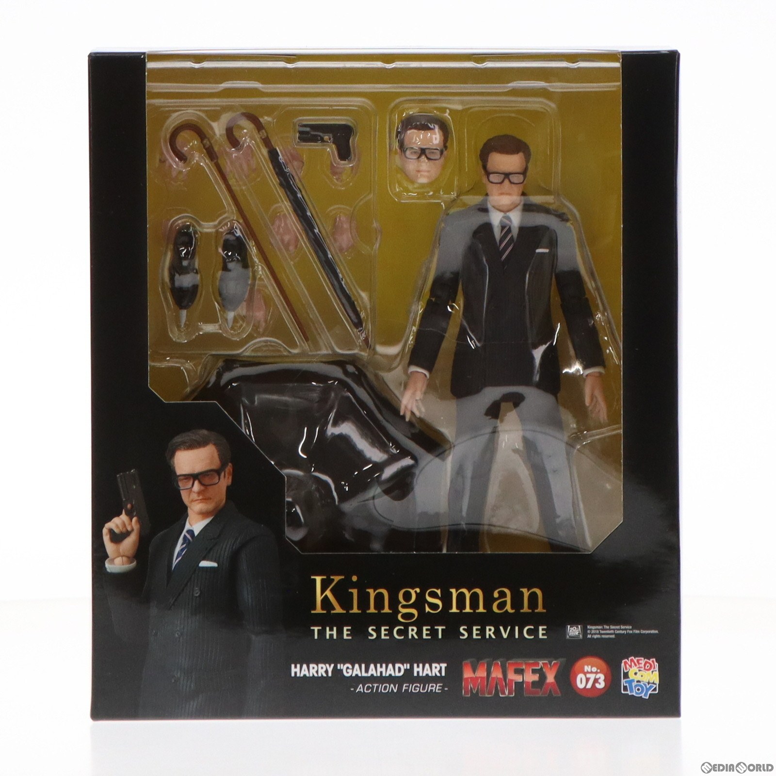 【中古】 FIG マフェックス No.73 MAFEX Harry Galahad Hart(ハリー ガラハッド ハート) Kingsman: The Secret Service(キングスマン) 完成品 可動フィギュア メディコム トイ(20190127)