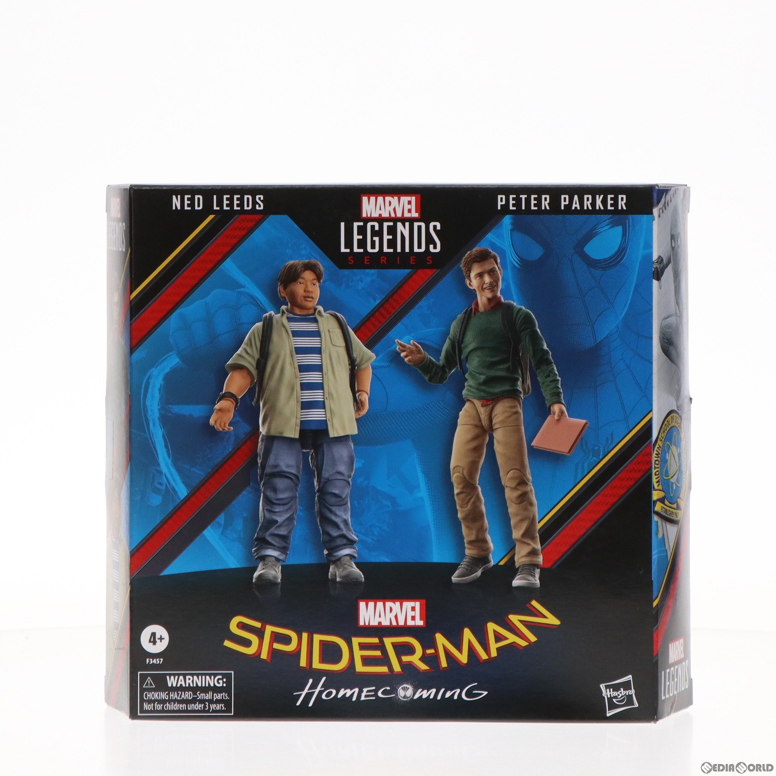 【中古】[FIG]トイサピエンス限定 マーベル・レジェンド スパイダーマン60周年記念シリーズ 2パック ピーター・パーカー&ネッド・リード[映画『スパイダーマン:ホームカミング』] 完成品 6インチ・アクションフィギュア(F3457) ハズブロ/ホットトイズ(20220831)