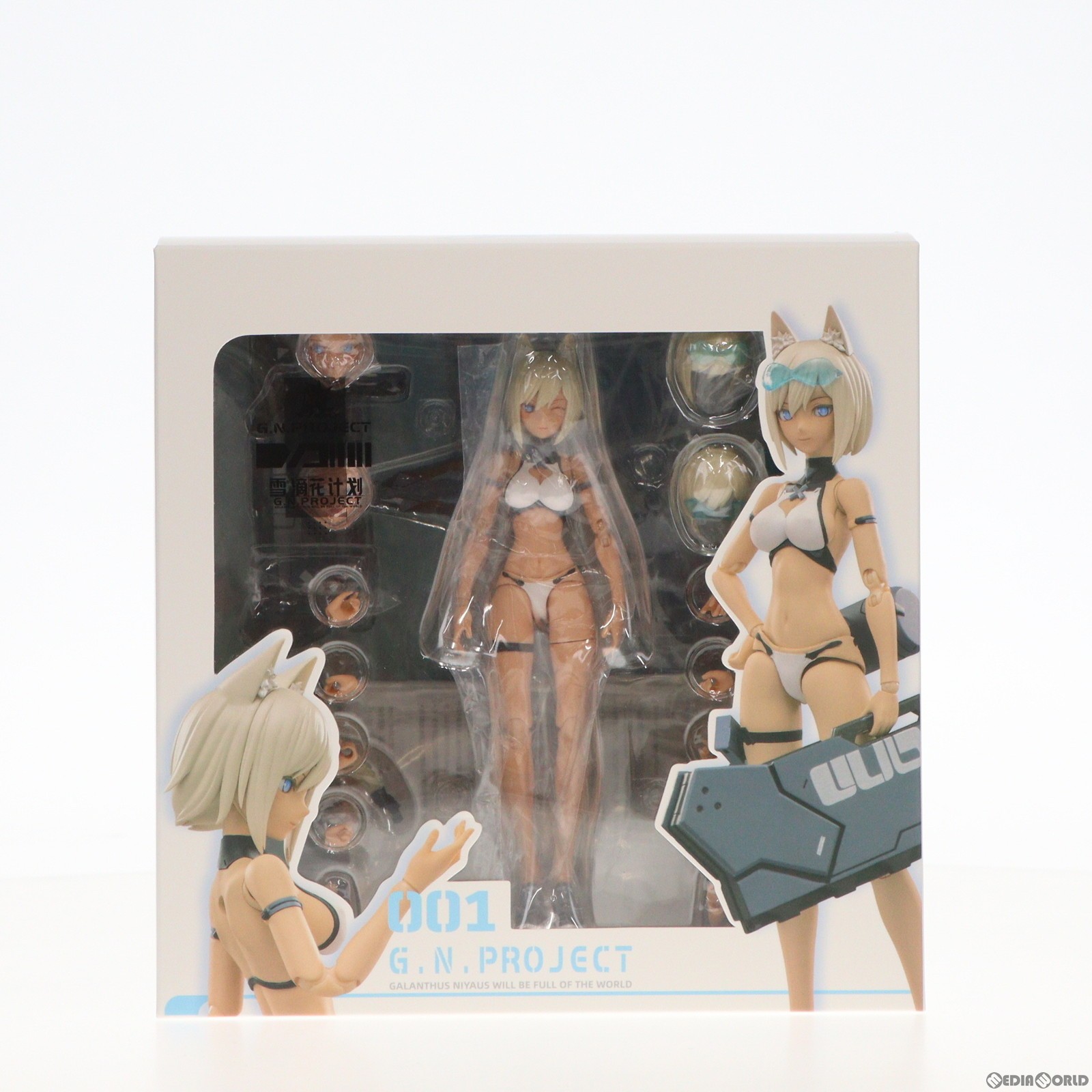 【中古】 FIG 予約特典付属 G.N.PROJECT 第1.5弾 WOLF-001 水着素体 武装セット 1/12 完成品 可動フィギュア SNAIL SHELL(蝸之殻)(20210519)