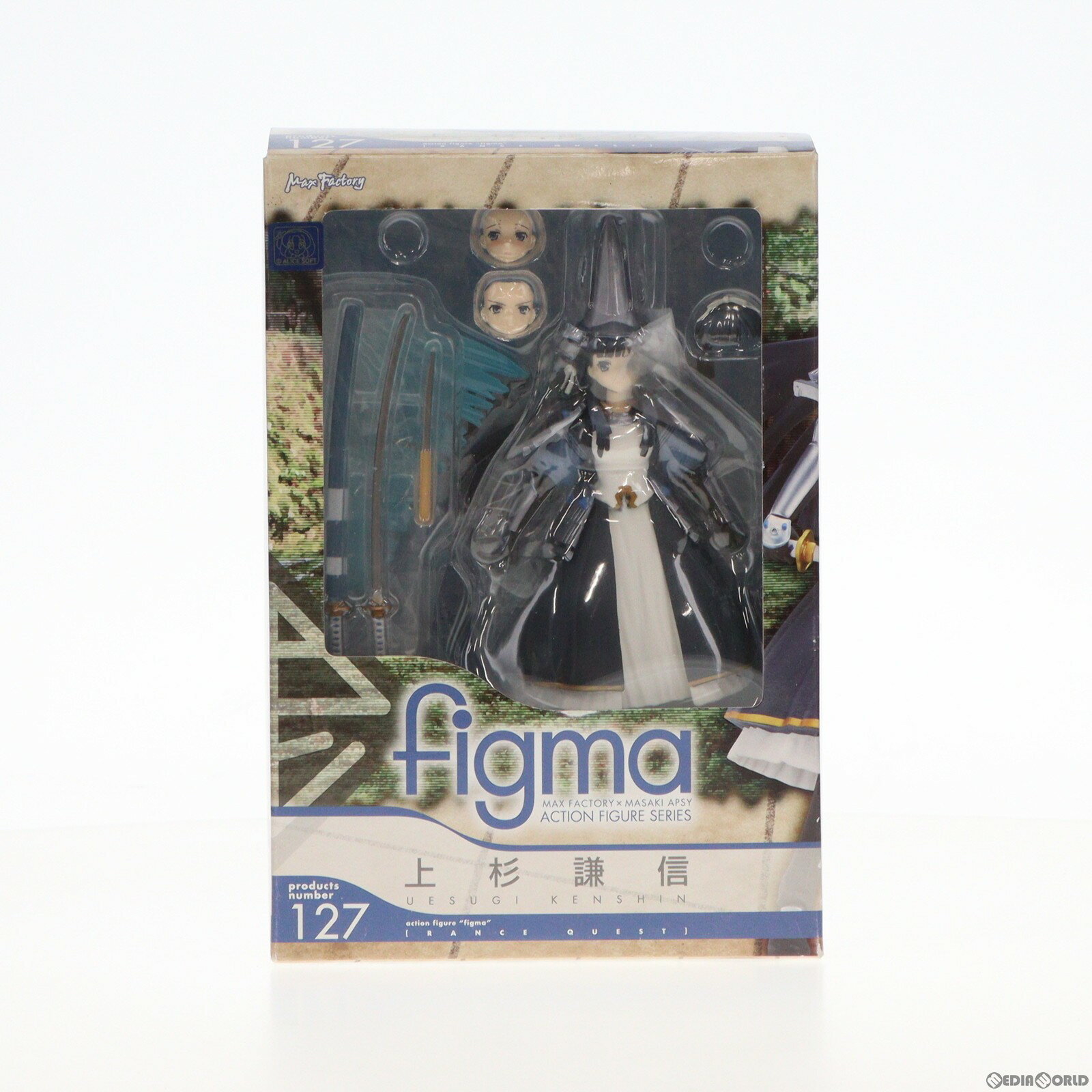 【中古】[FIG]figma(フィグマ) 127 上杉謙信(うえすぎけんしん) ランス・クエスト 完成品 可動フィギュア マックスファクトリー(20120331)