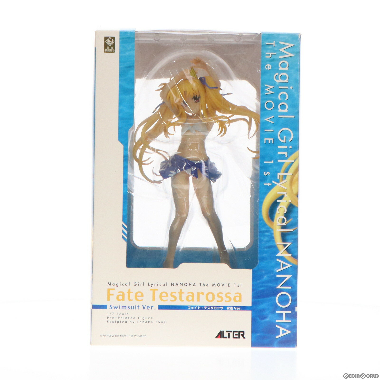 【中古】 FIG フェイト テスタロッサ 水着Ver. 魔法少女リリカルなのは The MOVIE 1st 1/7 完成品 フィギュア アルター(20111231)