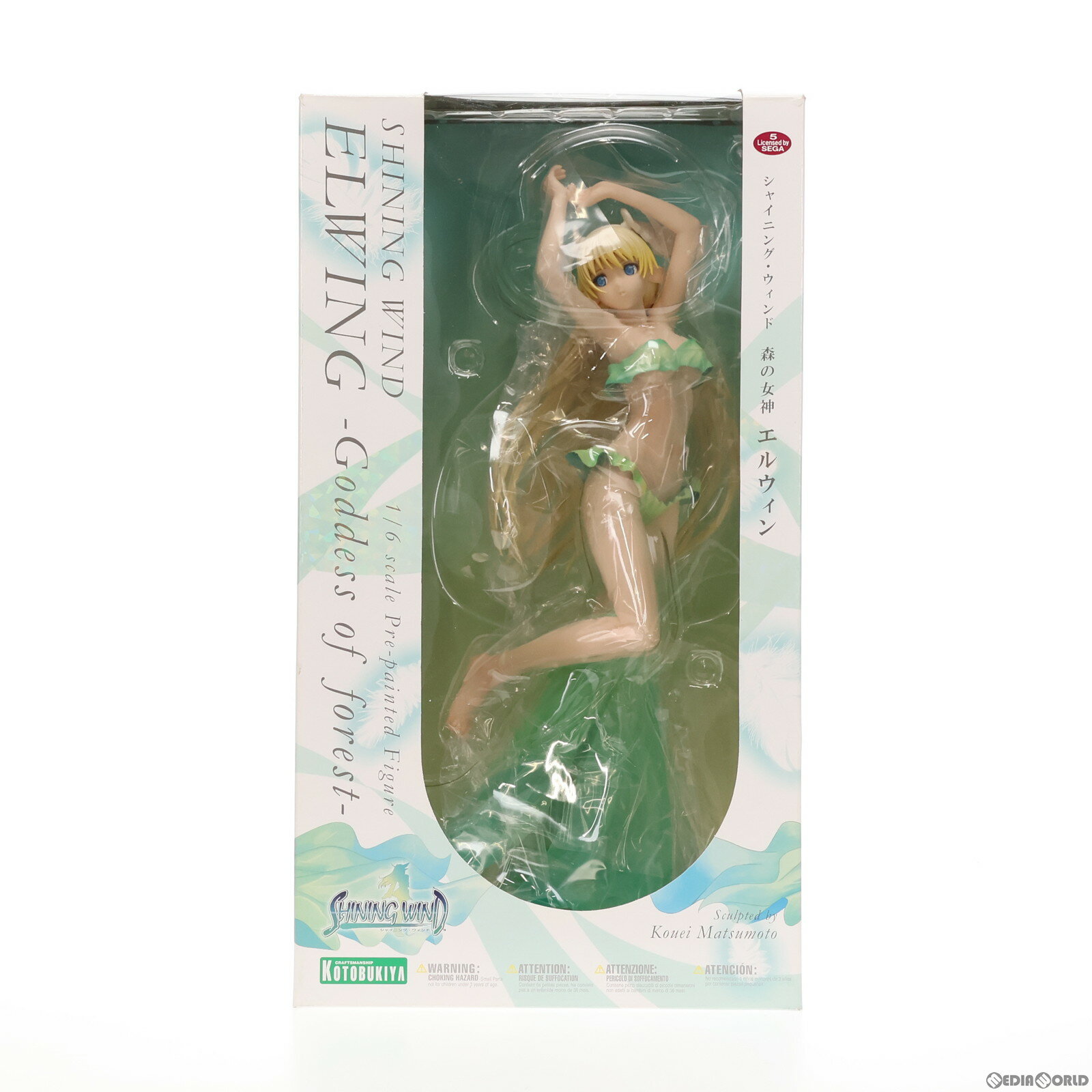 【中古】[FIG]森の女神 エルウィン シャイニング・ウィンド 1/6 完成品 フィギュア(PP336) コトブキヤ(20100430)