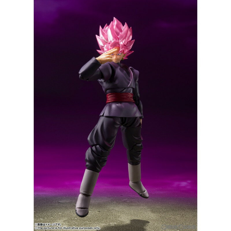 【中古】 FIG S.H.Figuarts(フィギュアーツ) ゴクウブラック-スーパーサイヤ人ロゼ- ドラゴンボール超(スーパー) 完成品 可動フィギュア バンダイスピリッツ(20210807)