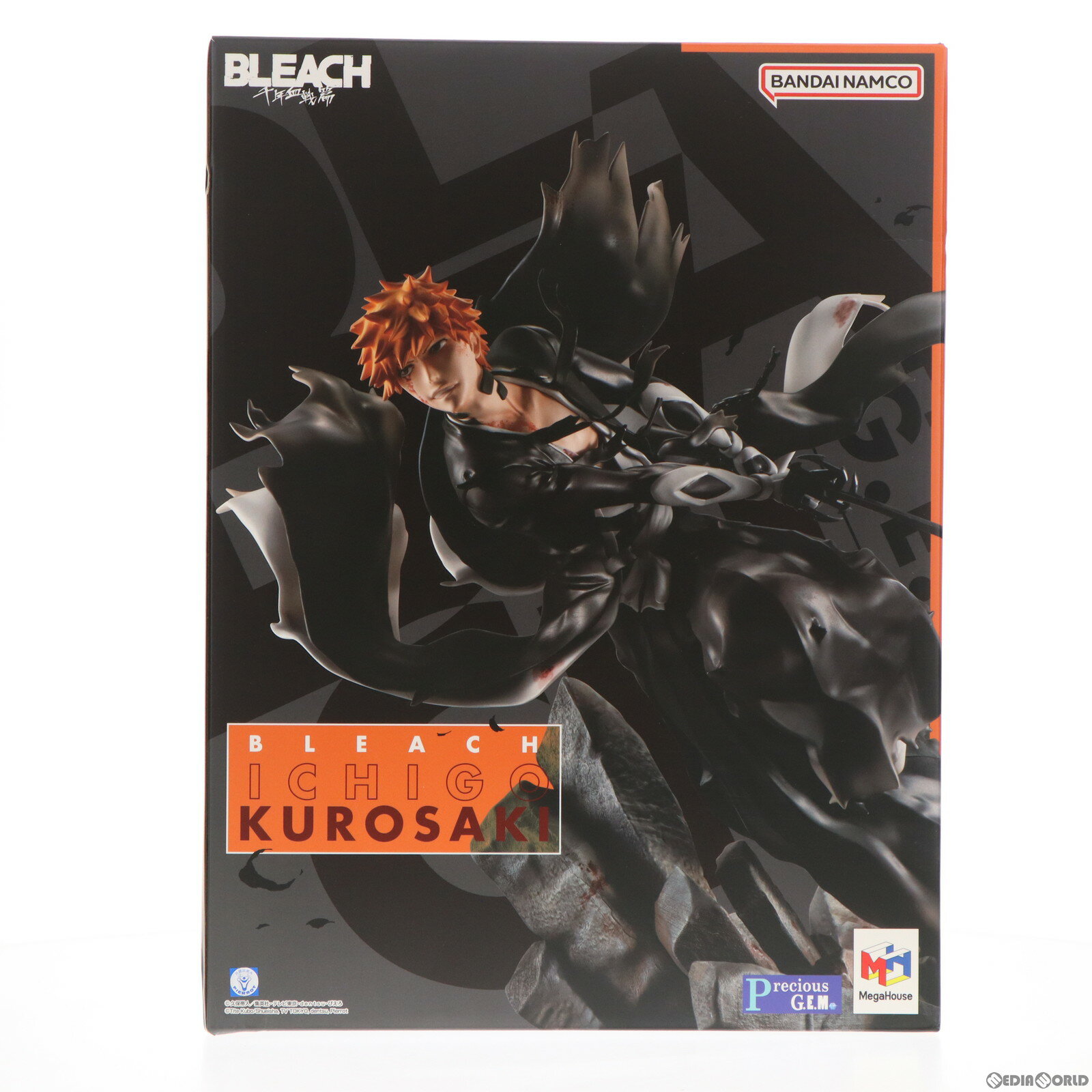 【中古】 FIG Precious G.E.M.シリーズ 黒崎一護(くろさきいちご) BLEACH(ブリーチ) 千年血戦篇 完成品 フィギュア 一部店舗 オンラインショップ限定 メガハウス(20240129)