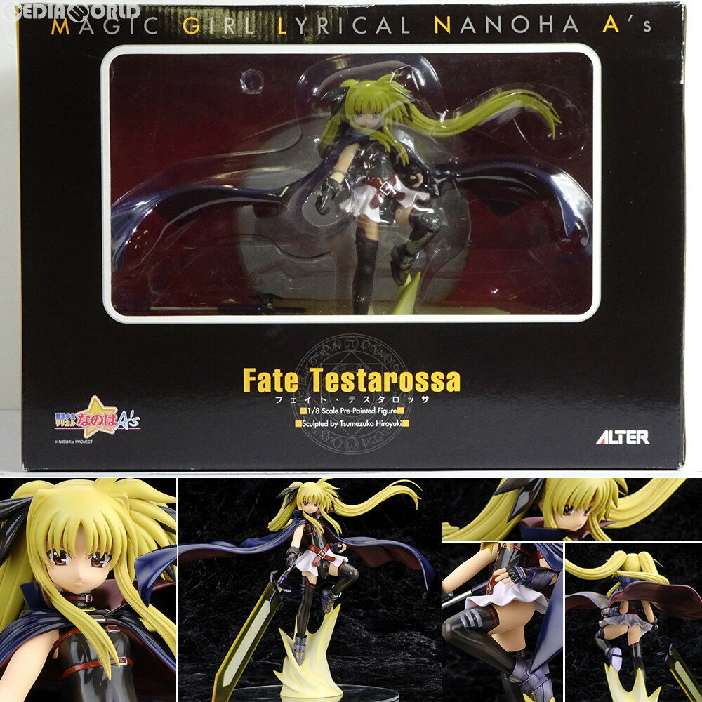 【中古】 FIG フェイト テスタロッサ 魔法少女リリカルなのはA 039 s 1/8 完成品 フィギュア アルター(20061219)