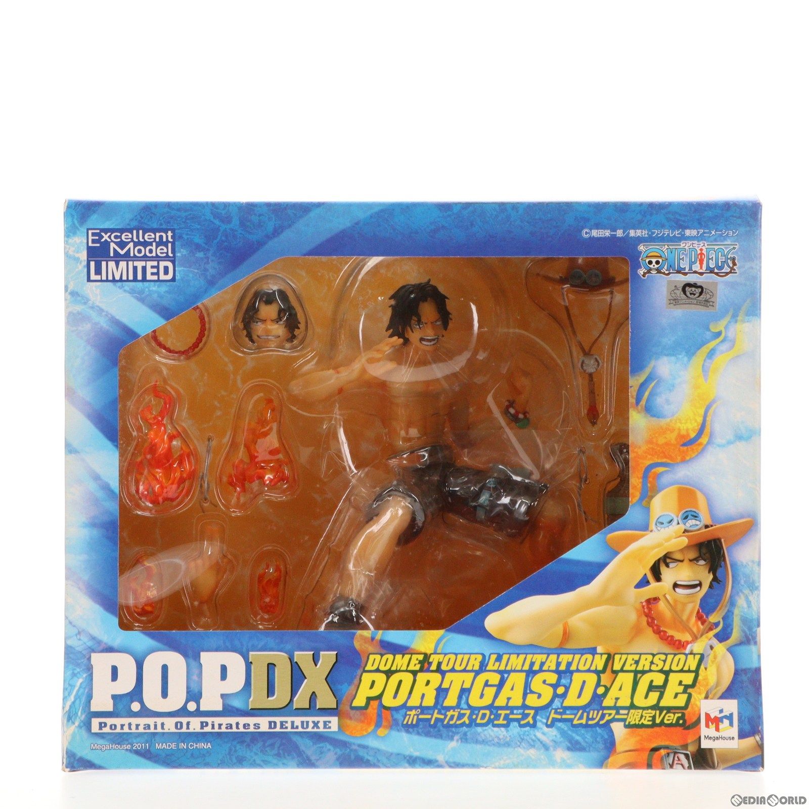 【中古】 FIG Portrait.Of.Pirates P.O.P NEO-DX ポートガス D エース ドームツアー限定ver. ONE PIECE(ワンピース) 完成品 フィギュア メガハウス(20110930)