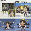 【中古】 FIG GOODSMILE ONLINE SHOP限定特典付属 ねんどろいど 491 霧島(きりしま) 艦隊これくしょん -艦これ- 完成品 可動フィギュア グッドスマイルカンパニー(20150521)