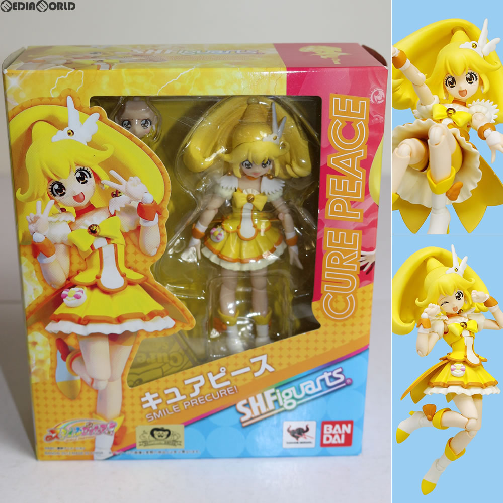 【中古】 FIG S.H.Figuarts(フィギュアーツ) キュアピース スマイルプリキュア 完成品 可動フィギュア バンダイ(20130803)