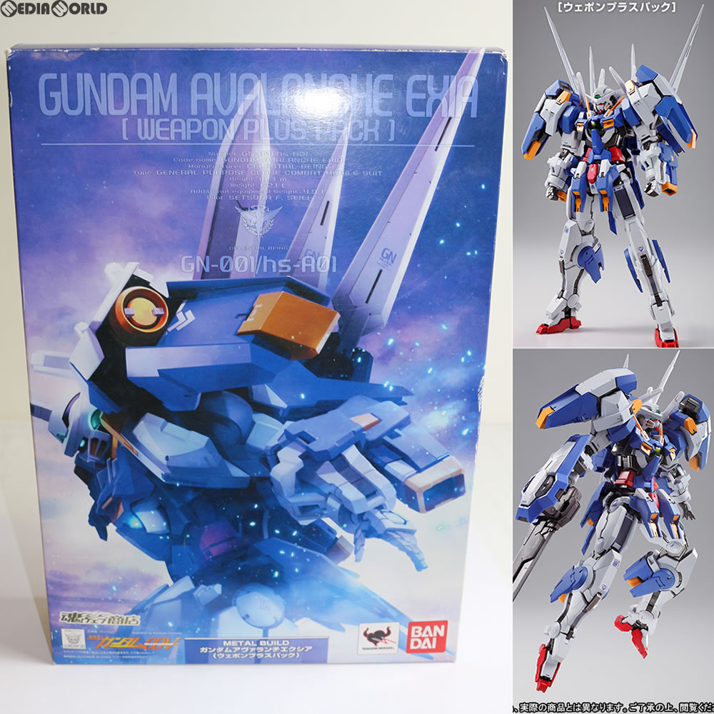 【中古】 FIG 魂ウェブ商店限定 METAL BUILD ガンダムアヴァランチエクシア(ウェポンプラスパック) 機動戦士ガンダム00V(ダブルオーブイ) 完成品 可動フィギュア バンダイ(20121225)