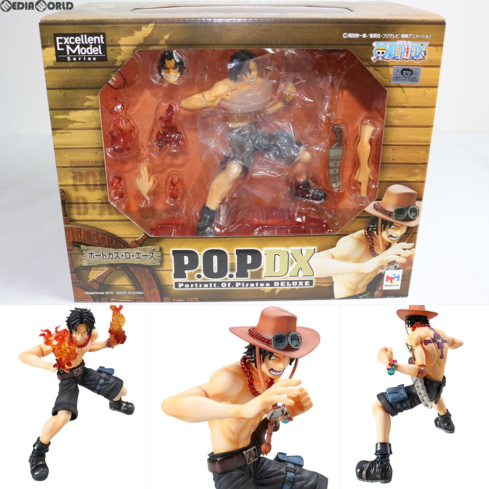 【中古】 FIG Portrait.Of.Pirates P.O.P NEO-DX ポートガス D エース ONE PIECE(ワンピース) 1/8 完成品 フィギュア メガハウス(20101231)