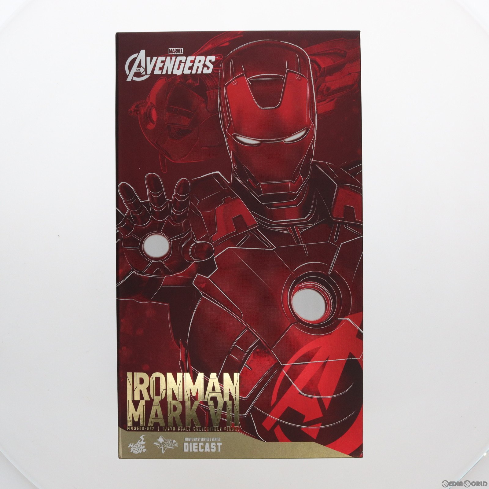 【中古】[FIG]ムービー・マスターピース DIECAST アイアンマン・マーク7 アベンジャーズ 1/6 完成品 可動フィギュア(MM#500D27) ホットトイズ(20191225)